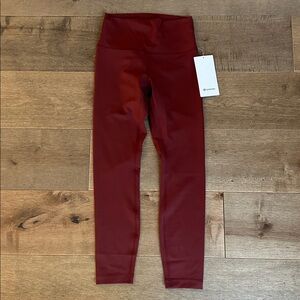 Lululemon Wunder Train High-Rise Tight 25" Size 6 Rockwood NEW